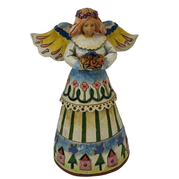 Vtg. 8" Jim Shore Heartwood Creek "Angel of Love" Figurine  F108924  2002 C120 - Picture 1 of 6